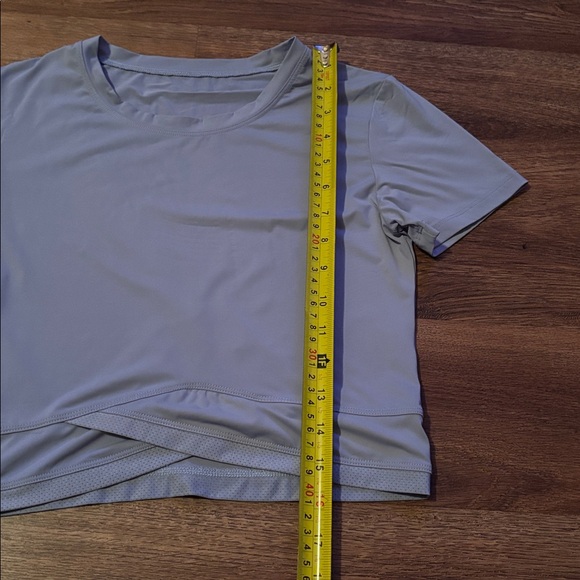 Light Blue Short Sleeve Top - Picture 3 of 8